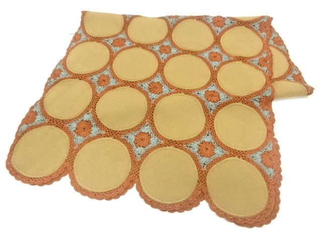 JAPANESE SHAWL / LACE / RIBBON EMBROIDERY / FLOWER